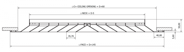 Square Ceiling Diffusers Lfd Polyaire Commercial Air